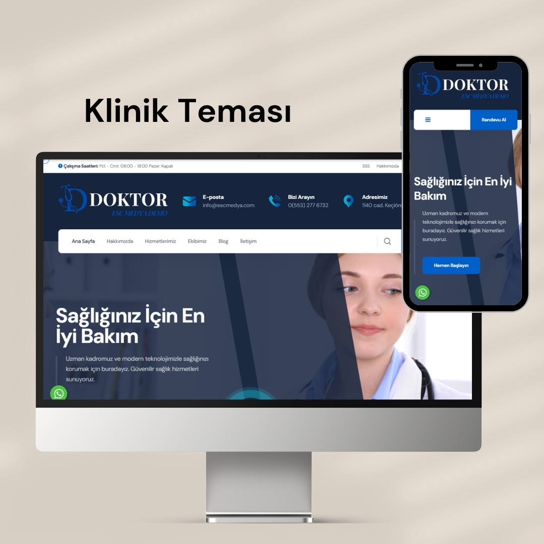 Klinik Pro — Sağlık Merkezi Teması