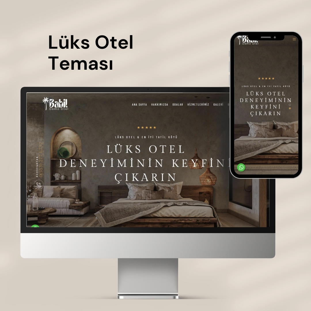 Otel Dark — Lüks Otel Teması